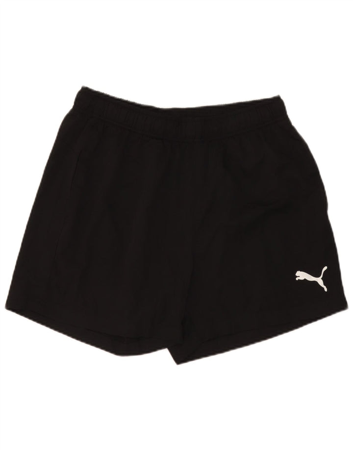 Pantaloncini sportivi da uomo Puma Large neri in poliestere
