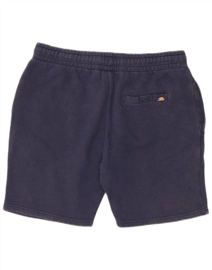 Pantaloncini sportivi grafici da uomo Ellesse di grandi dimensioni in cotone blu navy