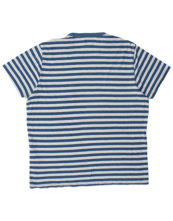 T-shirt da uomo Levi's Top XL in cotone a righe blu