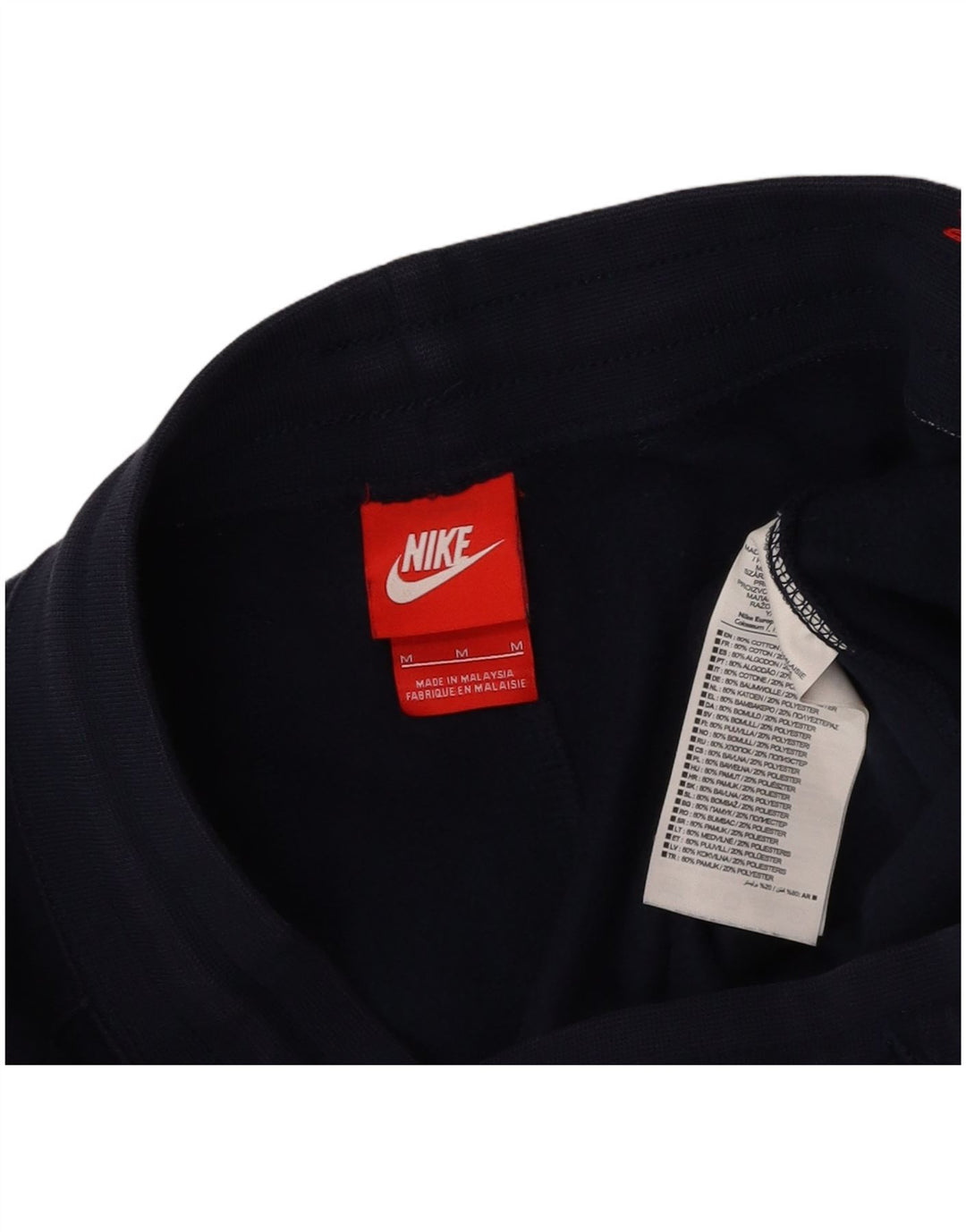 NIKE Pantaloni da tuta da uomo con grafica Air Graphic Joggers medio cotone blu navy