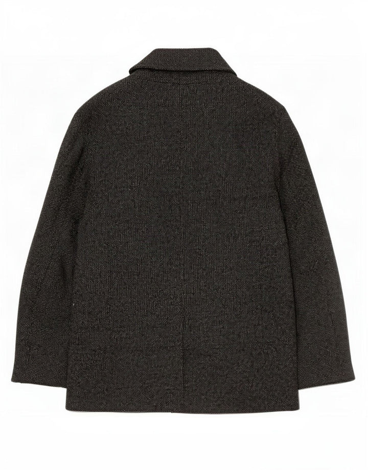 Cappotto da marinaio da uomo Zara UK 40 grande in cotone grigio