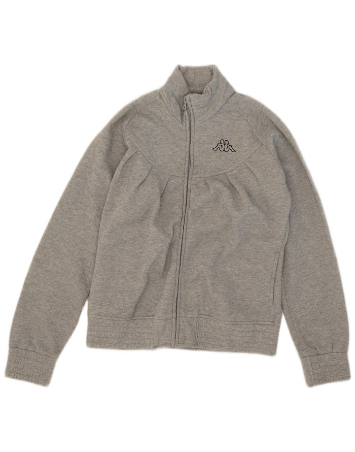Giacca da tuta da donna Kappa UK 14 Large Grigio Poliestere