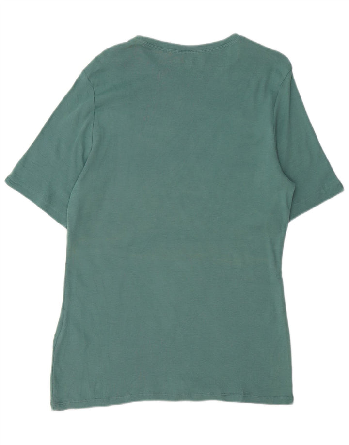 Eddie Bauer T-shirt alta da uomo Top grande in cotone verde