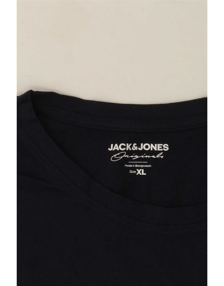 Maglietta da uomo Jack & Jones Top XL Blu navy