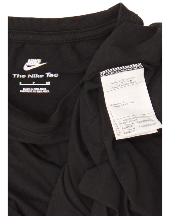 T-shirt Nike da uomo Top Small in cotone nero