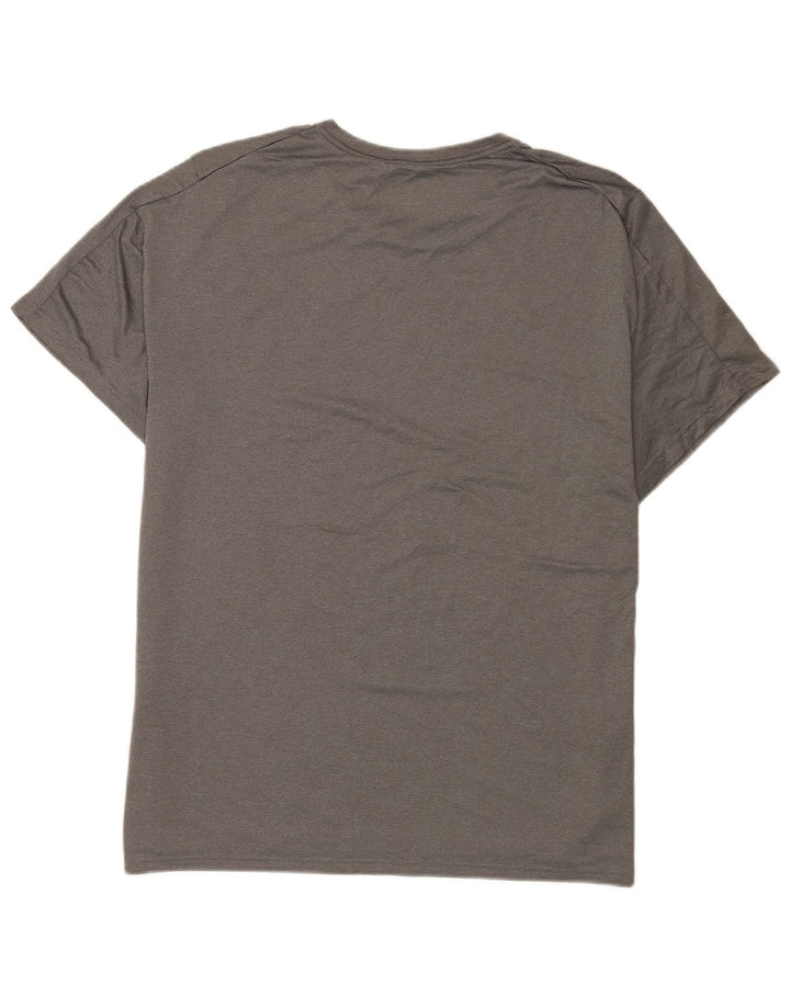 T-shirt Nike Dri Fit da uomo XL in poliestere chiazzato grigio
