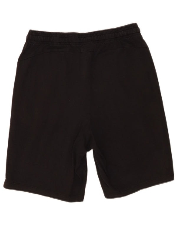 Pantaloncini sportivi grafici Puma da ragazzo 11-12 anni neri