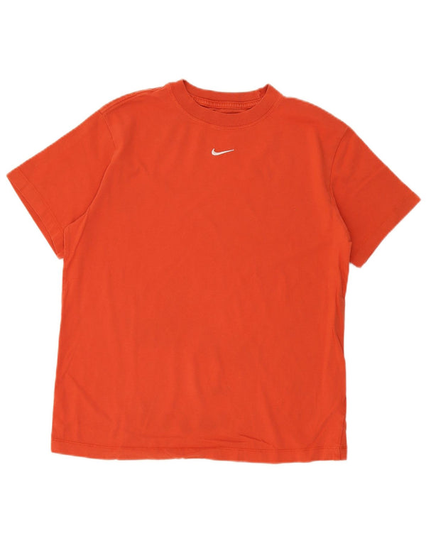 T-shirt Nike da uomo vestibilità ampia XS arancione in cotone