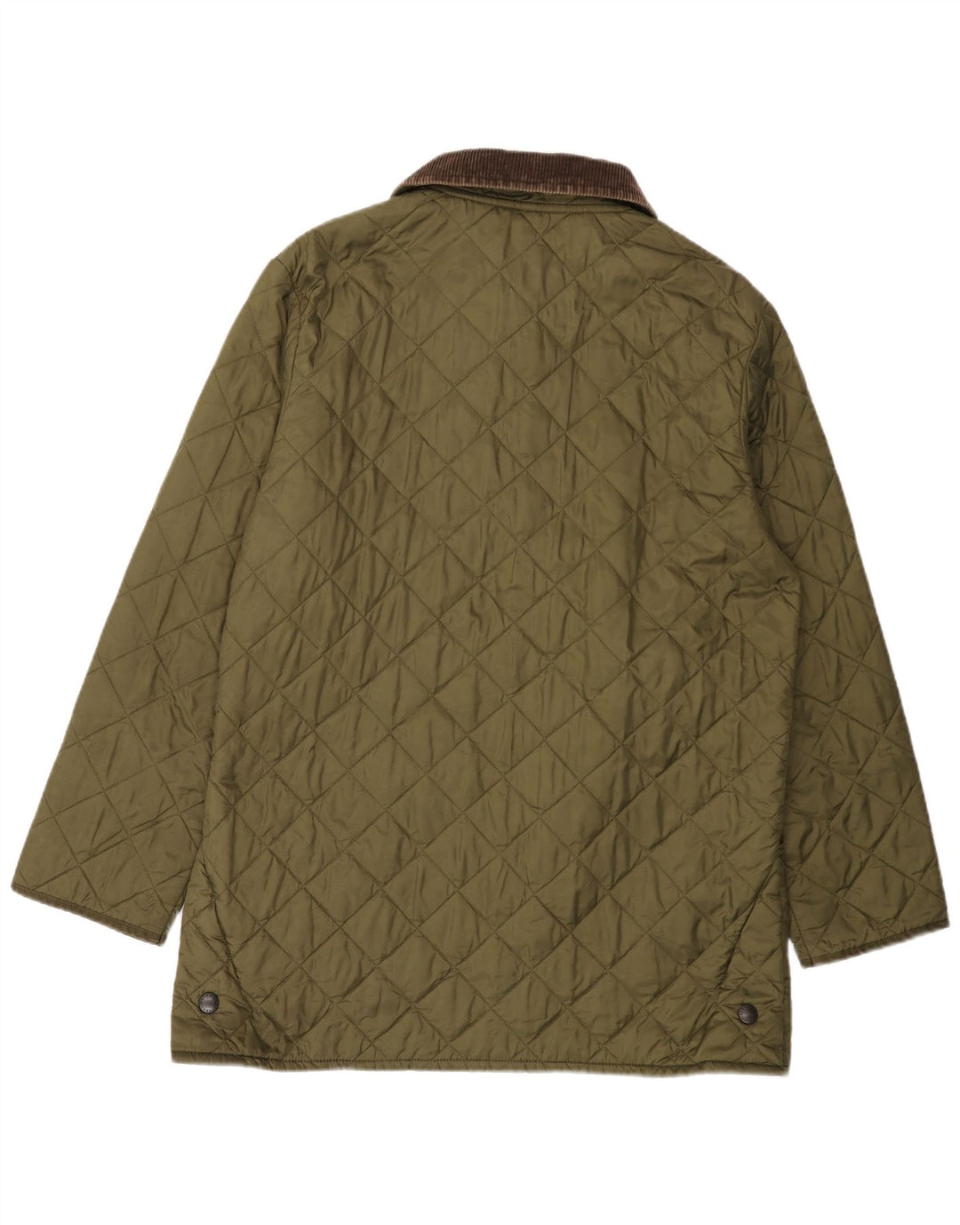 BARBOUR Giacca trapuntata da uomo UK 40 Large Khaki Poliammide