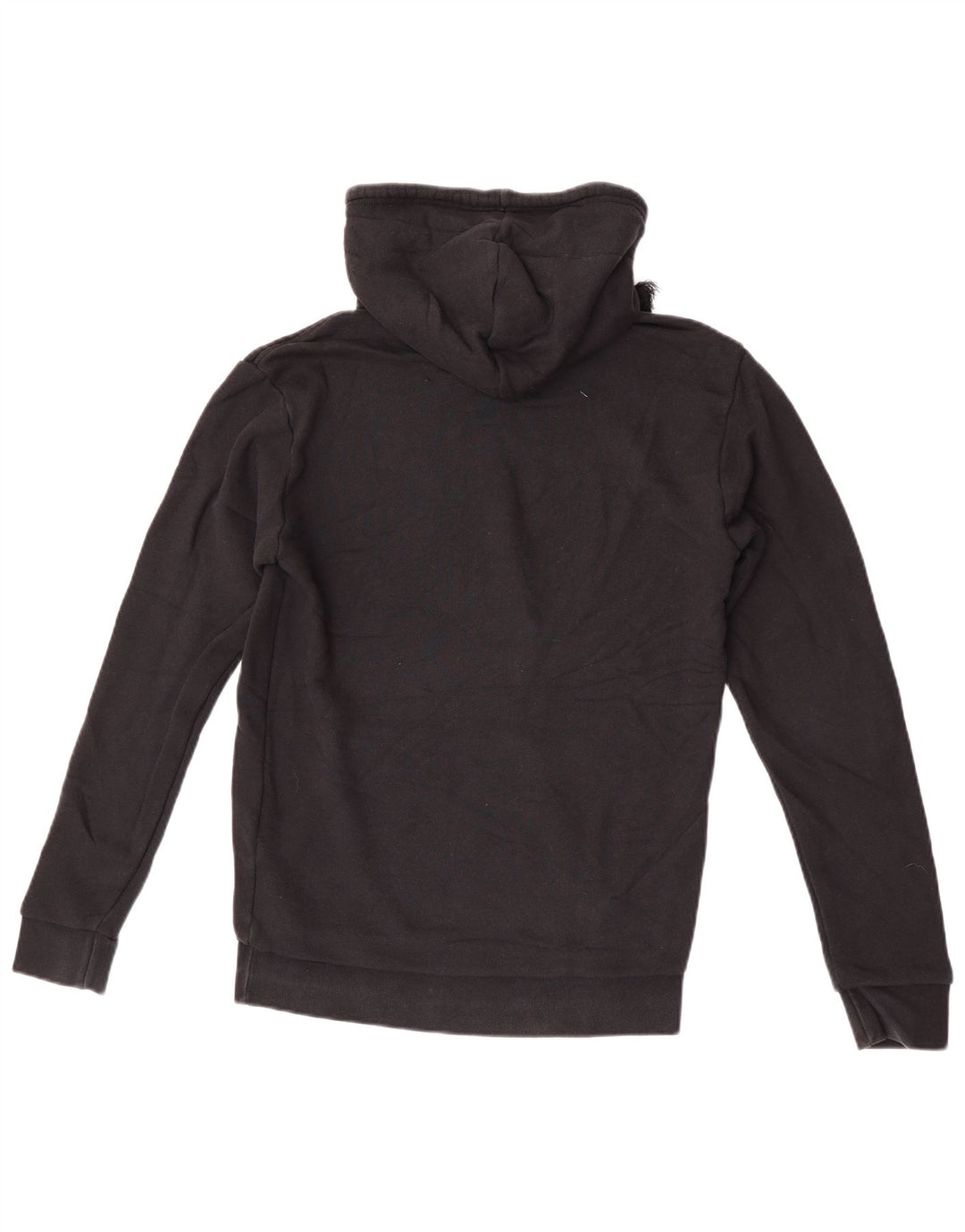 Felpa con cappuccio da uomo Adidas Small in cotone nero