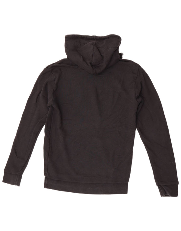 Felpa con cappuccio da uomo Adidas Small in cotone nero