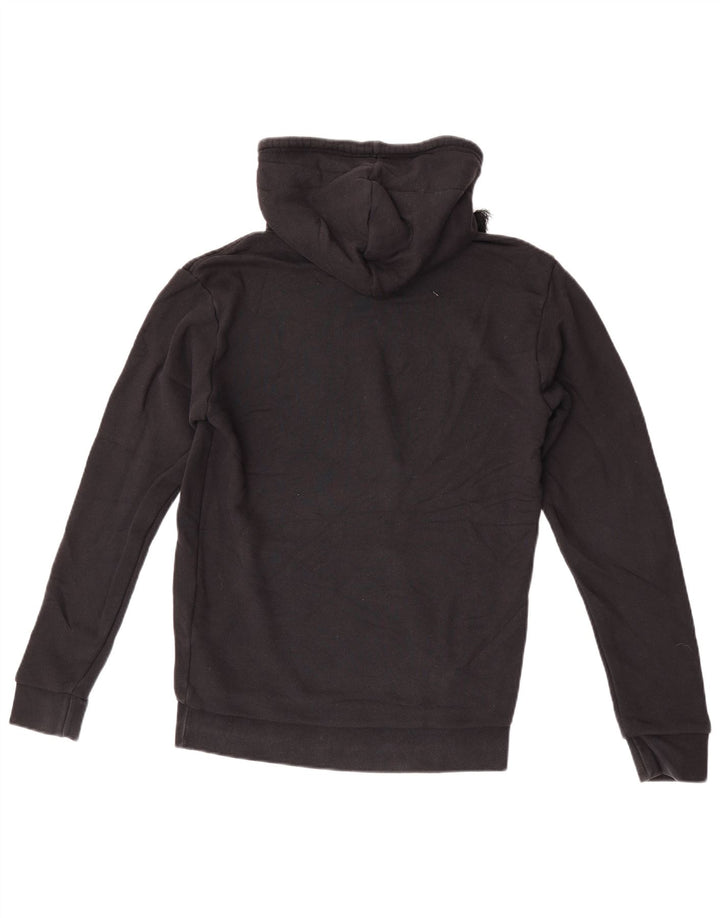 Felpa con cappuccio da uomo Adidas Small in cotone nero