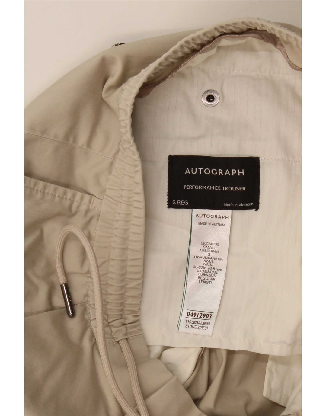 Pantaloni chino slim autografi da donna Marks & Spencer piccoli W30 L32 Beige