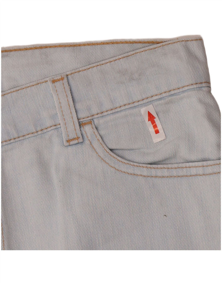 Gonna di jeans da donna Levi's W32 Large in cotone blu