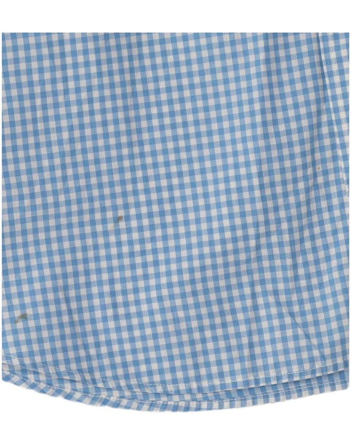Camicia Boden da uomo vestibilità regolare XL in cotone a quadretti blu