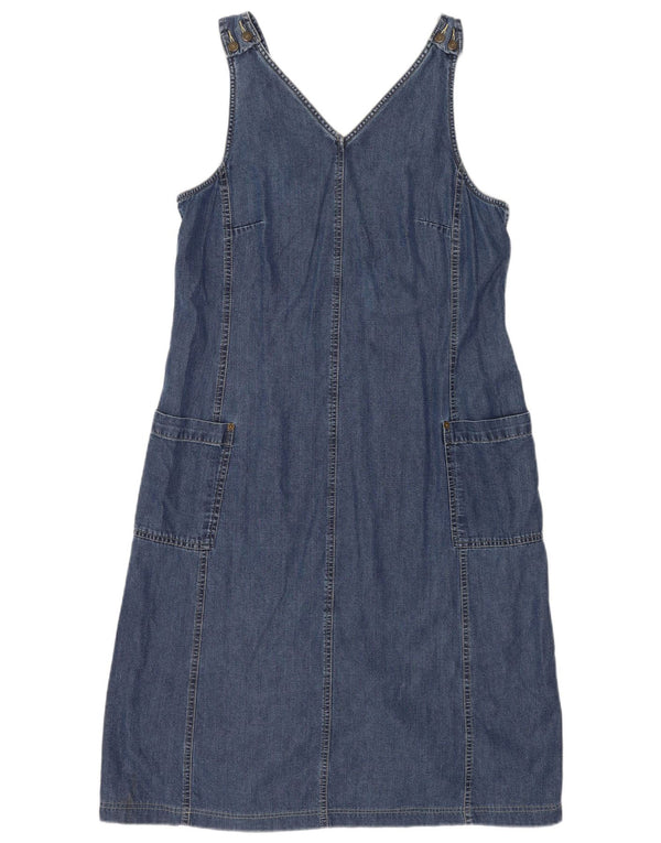 Abito salopette in denim St. Michael Marks & Spencer da donna UK 16 grande blu