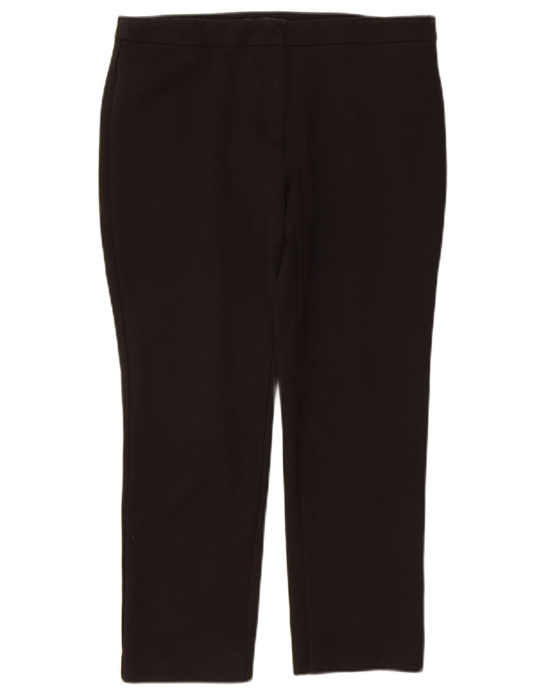 Pantaloni corti dritti da donna Marks & Spencer UK 12 medi W30 L25 neri