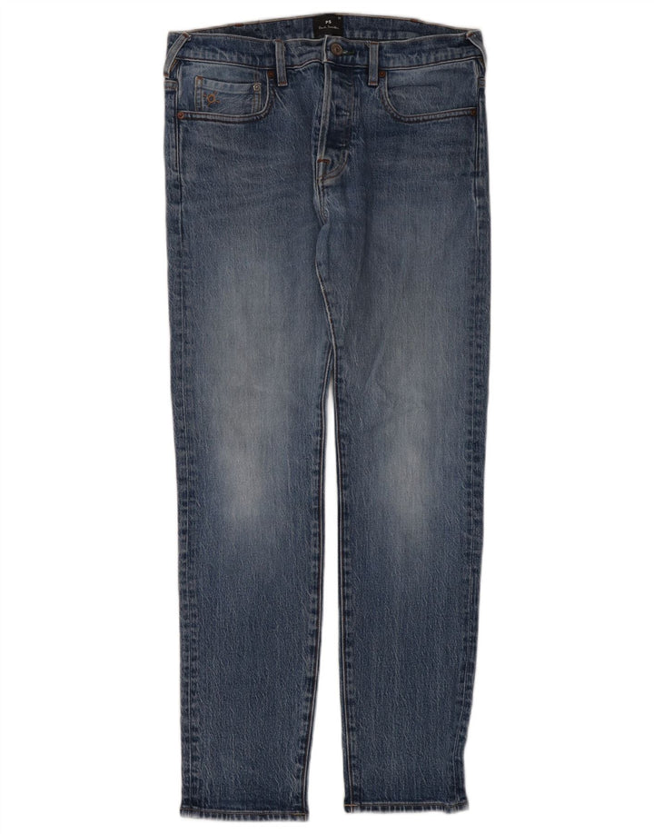 Jeans slim da uomo Paul Smith W32 L30 cotone blu