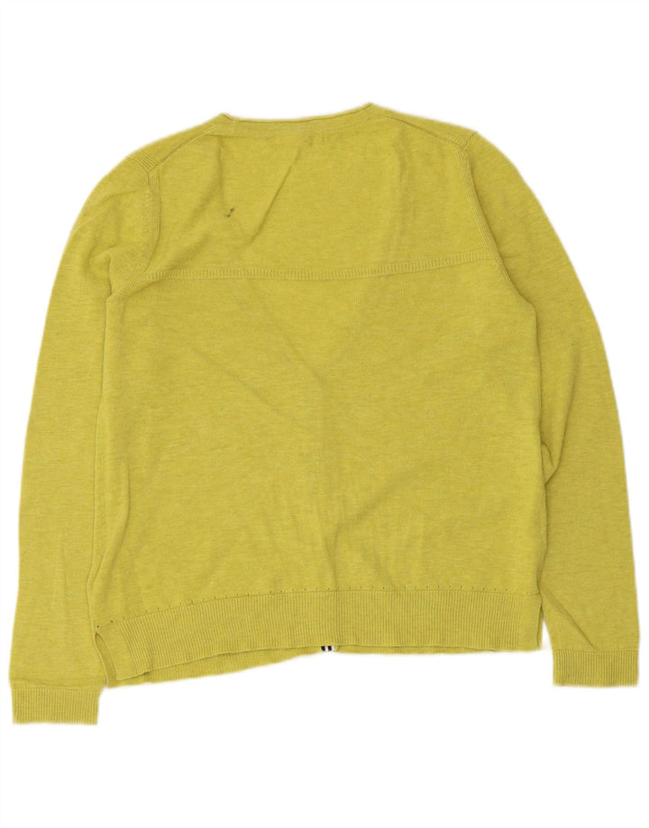 Maglione cardigan da donna White Stuff UK 10 Piccolo cotone verde