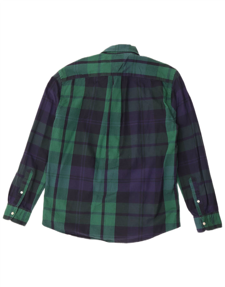 Camicia da uomo vestibilità regolare Tommy Hilfiger grande plaid verde
