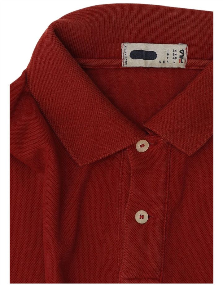 Polo Fila Uomo IT 54 XL Rossa