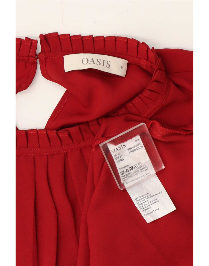Camicetta da donna Oasis Top UK 10 Small Rosso Poliestere