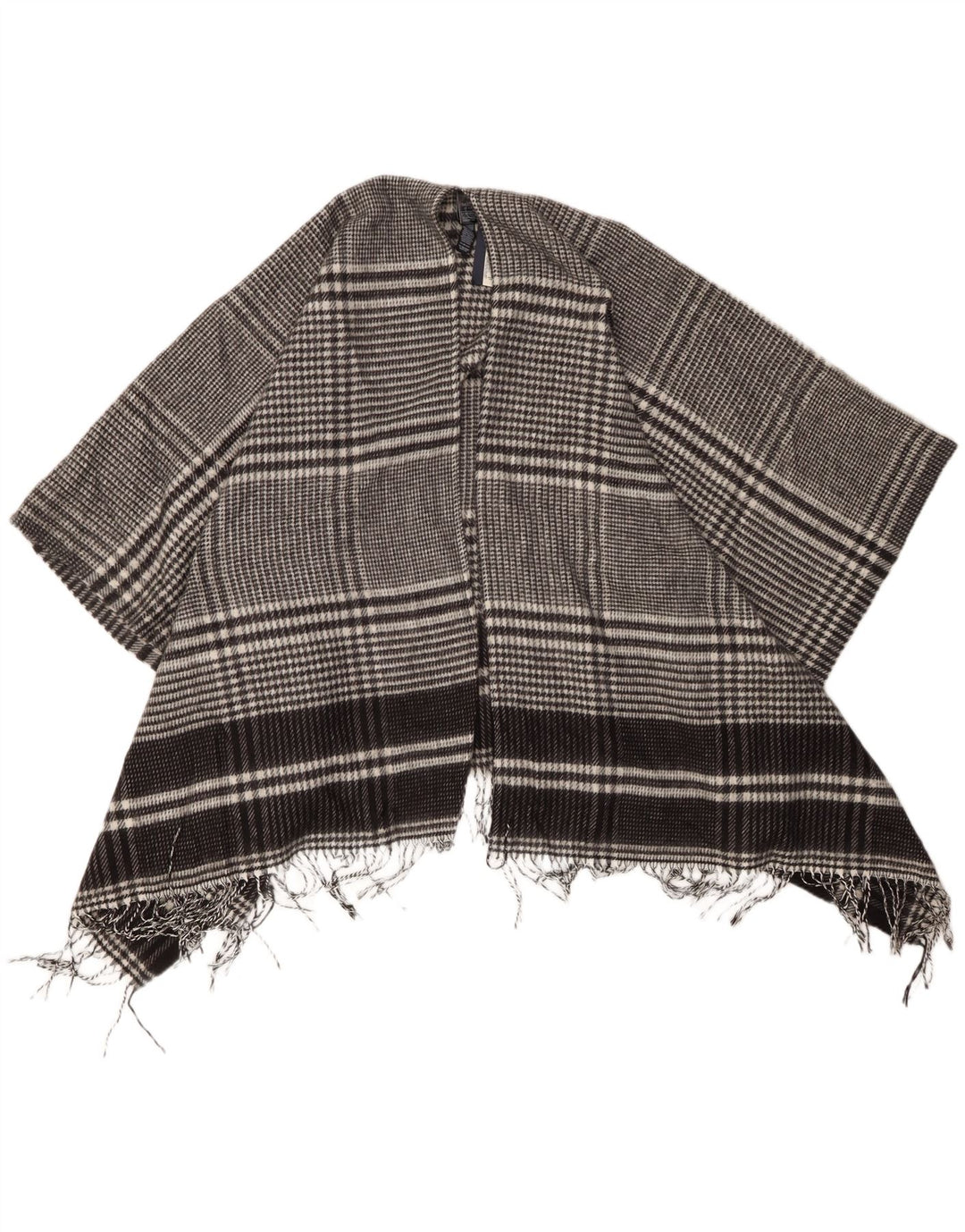 Maglione cardigan con mantella da donna Marks & Spencer taglia unica pied de poule nero