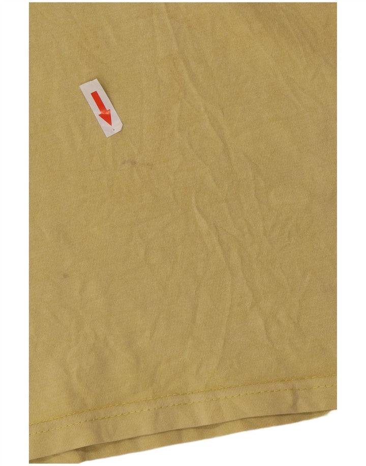 T-shirt grafica da uomo Volcom Top in cotone giallo medio