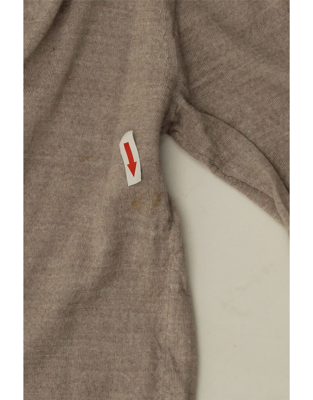 Maglione REISS da uomo con zip e collo grande in lana grigia