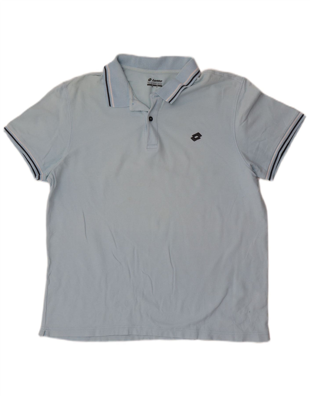 Polo da uomo Lotto XL a righe blu
