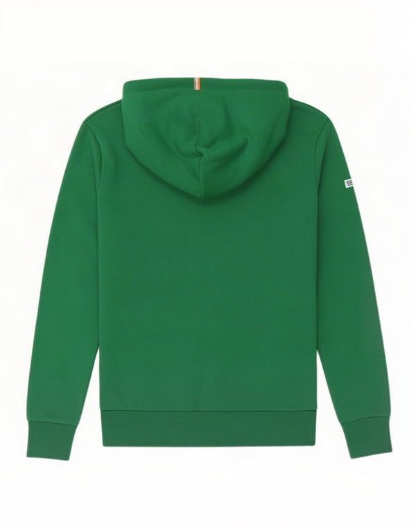 Maglione con cappuccio e zip da uomo Superdry grande in cotone verde