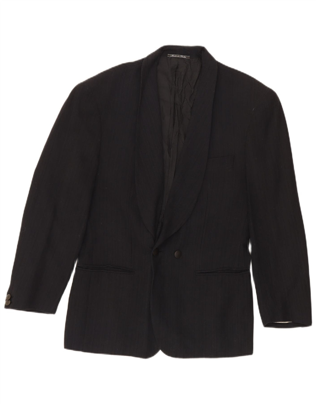 Giacca blazer doppiopetto da uomo Maurizio Baldassari UK 38 media nera