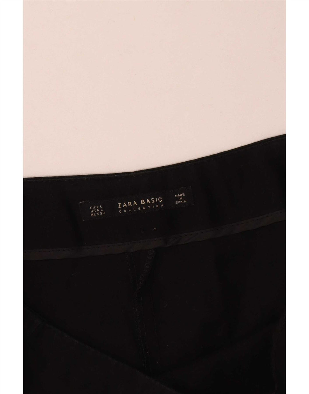 Pantaloni caldi Zara da donna grandi W30 neri