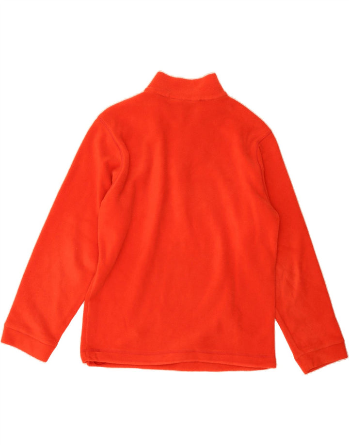 CHAMPION Boys Graphic Zip Neck Fleece Jumper 13-14 Years Red Polyester Vintage Champion and Second-Hand Champion from Messina Hembry 