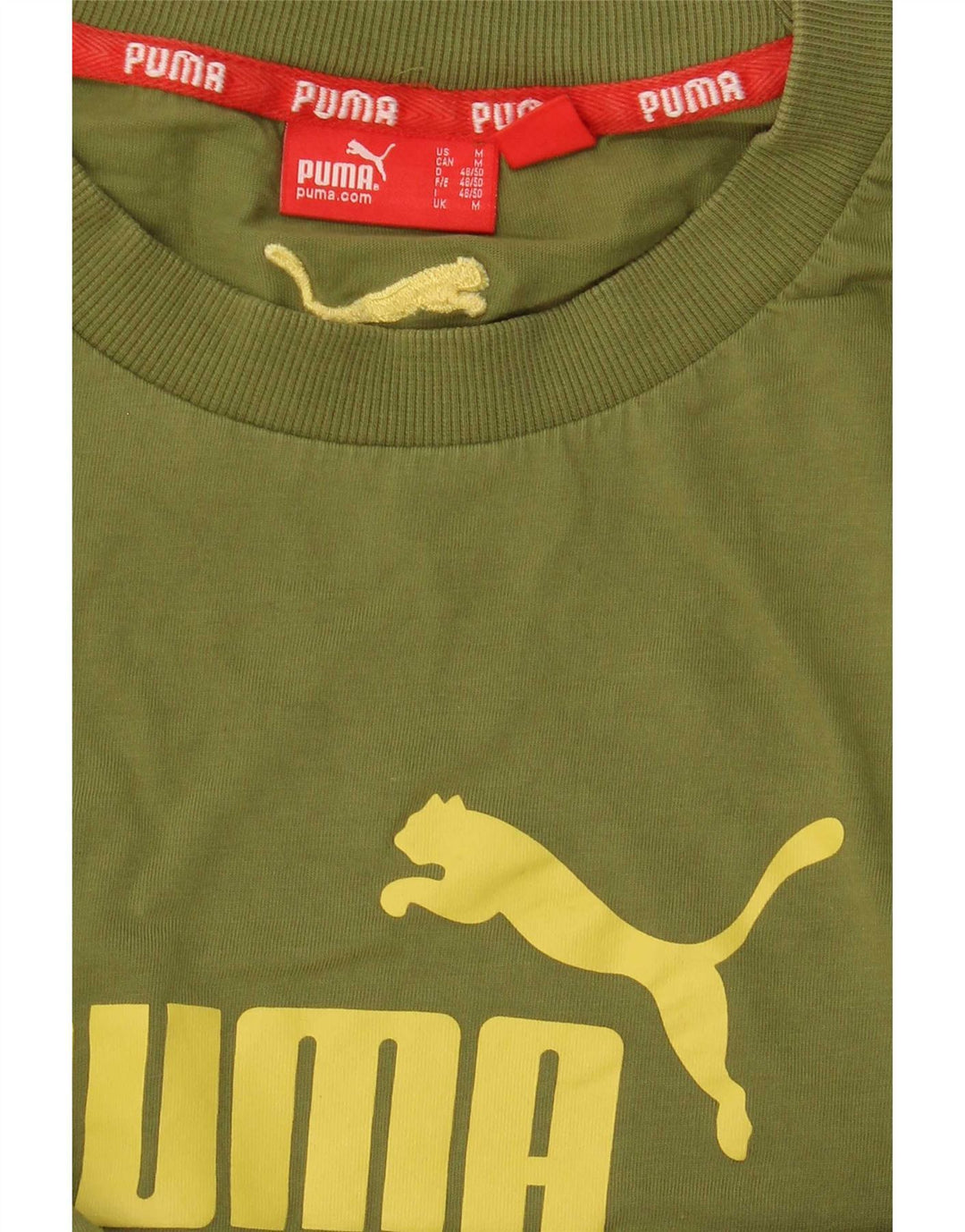 Maglietta grafica da uomo Puma Verde medio