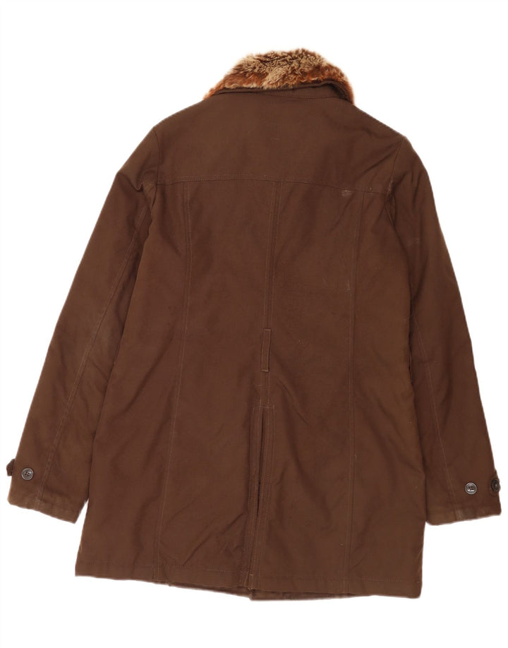 Giacca imbottita da donna Woolrich UK 14 Nylon marrone medio