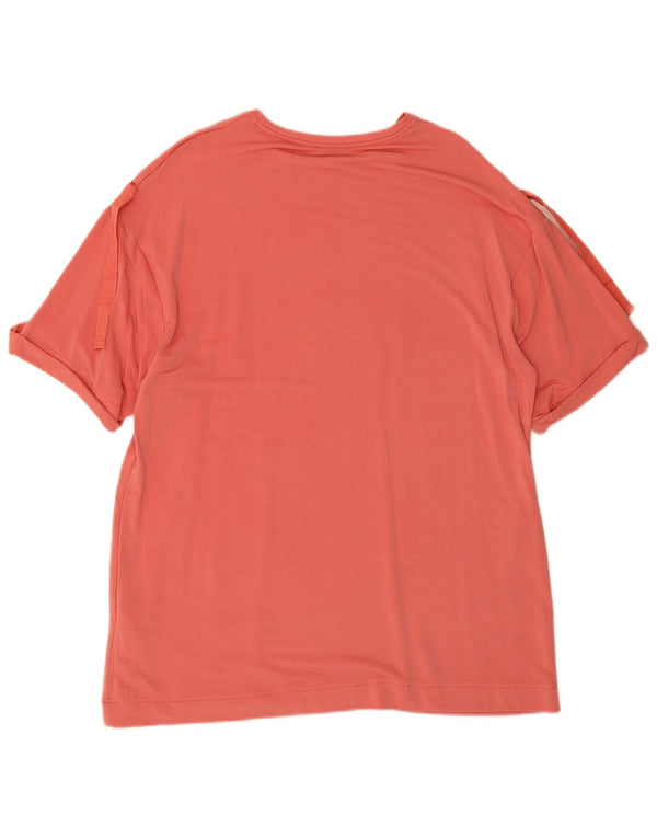 Top tunica da donna Zara UK 10 piccolo poliestere rosa