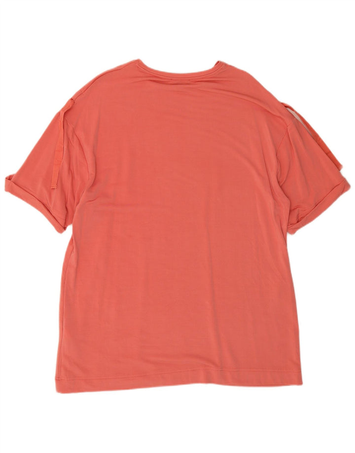 Top tunica da donna Zara UK 10 piccolo poliestere rosa