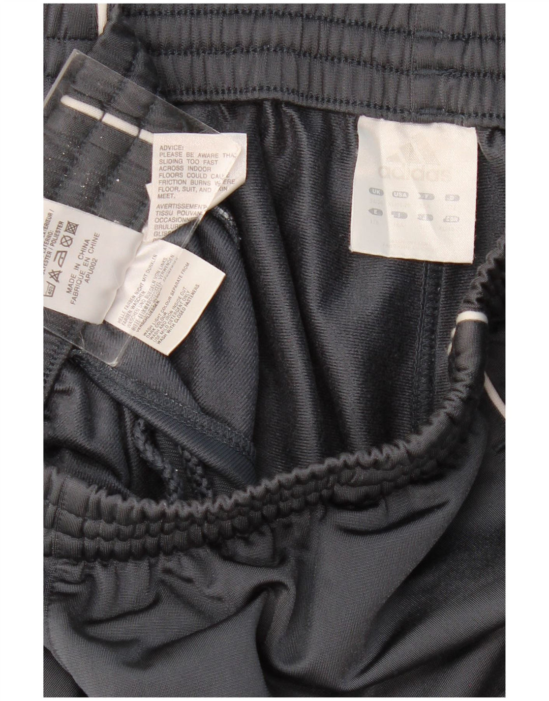 Pantaloni della tuta da ragazzo ADIDAS Joggers 15-16 anni Poliestere grigio