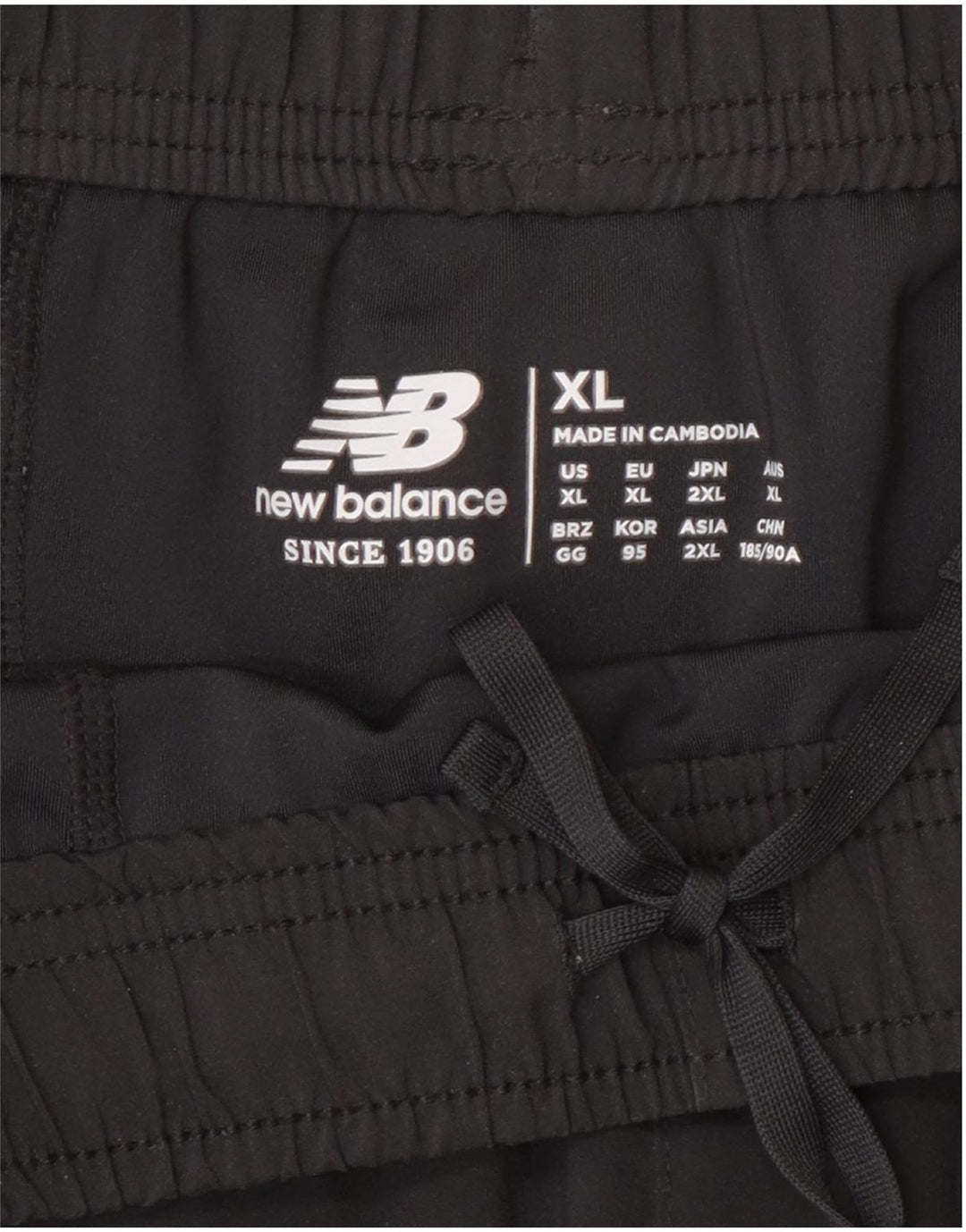 Pantaloncini sportivi regolari da uomo New Balance XL neri
