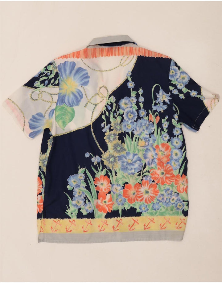 Camicetta camicia oversize da donna ALEXIA UK 14 medio multicolore floreale