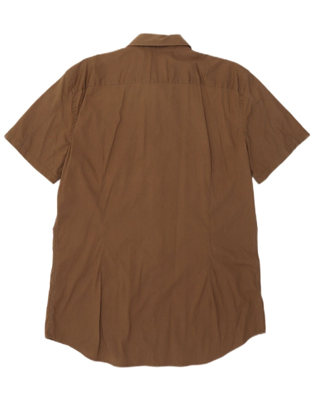 Camicia a maniche corte da uomo Diesel medio cachi