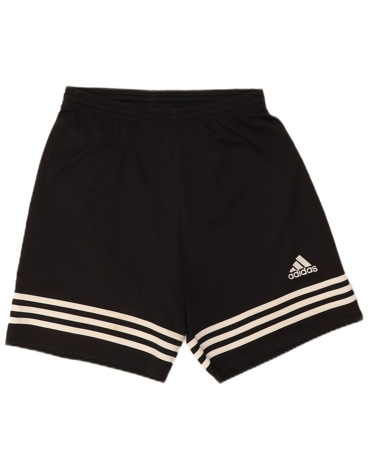 Pantaloncini sportivi Adidas Climalite da uomo piccoli in poliestere nero
