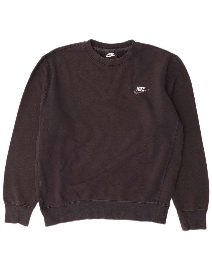 Felpa Nike Uomo Maglione Piccolo Cotone Nero