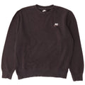 Felpa Nike Uomo Maglione Piccolo Cotone Nero