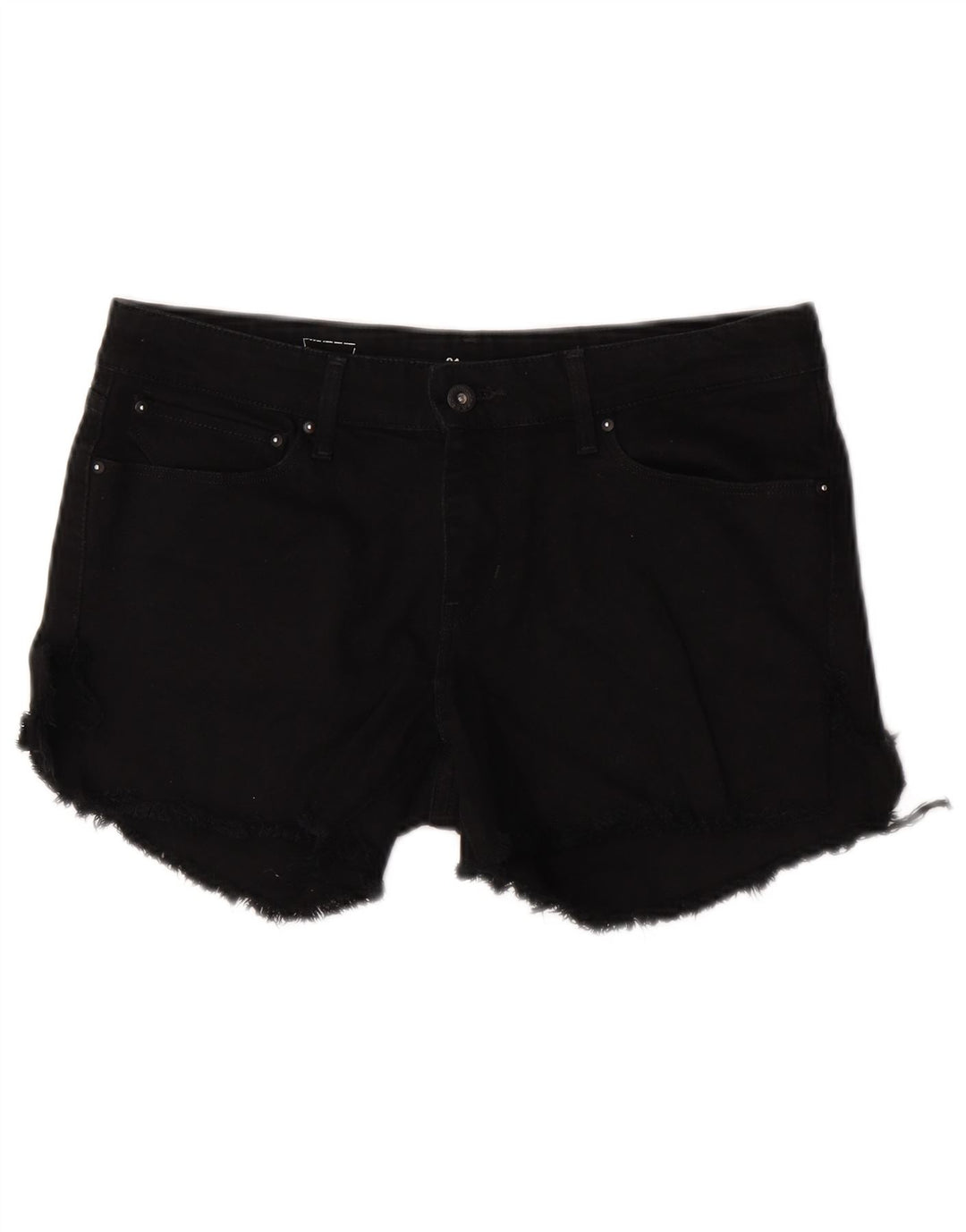 Pantaloncini di jeans da donna Levi's W31 cotone nero medio