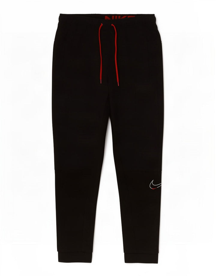Pantaloni da tuta con grafica Nike Dri Fit da uomo, pantaloni da jogging, piccoli, in poliestere nero