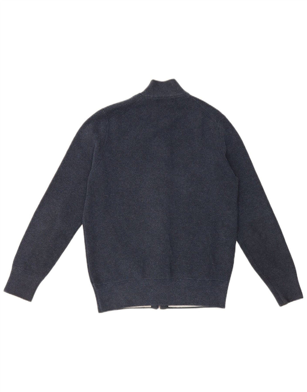 Maglione cardigan da uomo Marks & Spencer medio poliestere blu navy