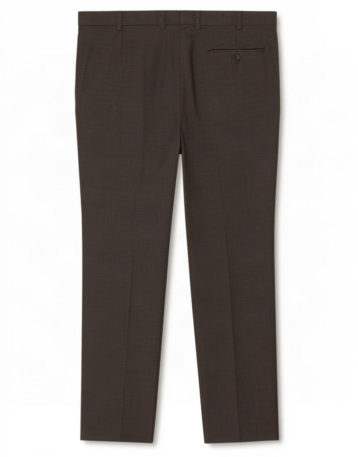 Pantaloni chino dritti da uomo Marks & Spencer W38 L33 lana grigia