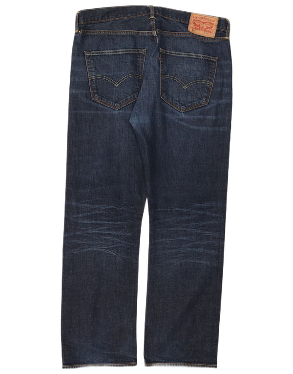 LEVI'S Jeans dritti da uomo 501 W36 L30 cotone blu navy